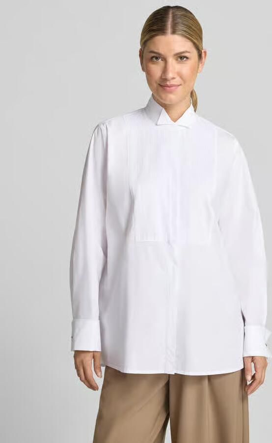 Jake*s Collection regular fit blouse met lange mouwen van puur katoen - Foto 3