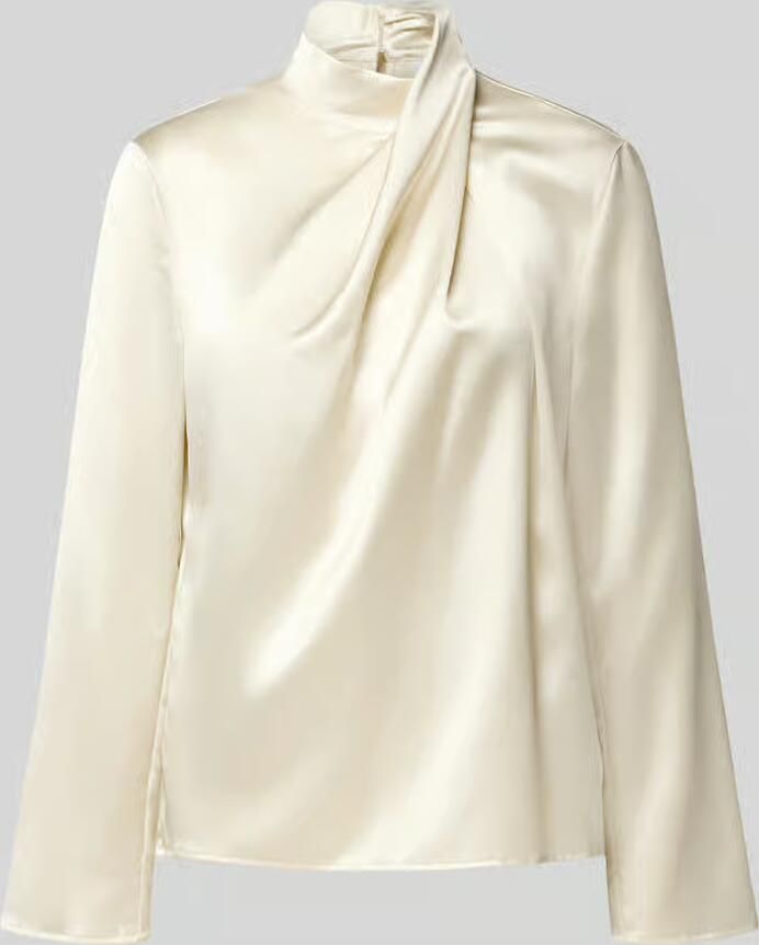 Jake*s Collection Regular fit blouse met lange mouwen van satijn