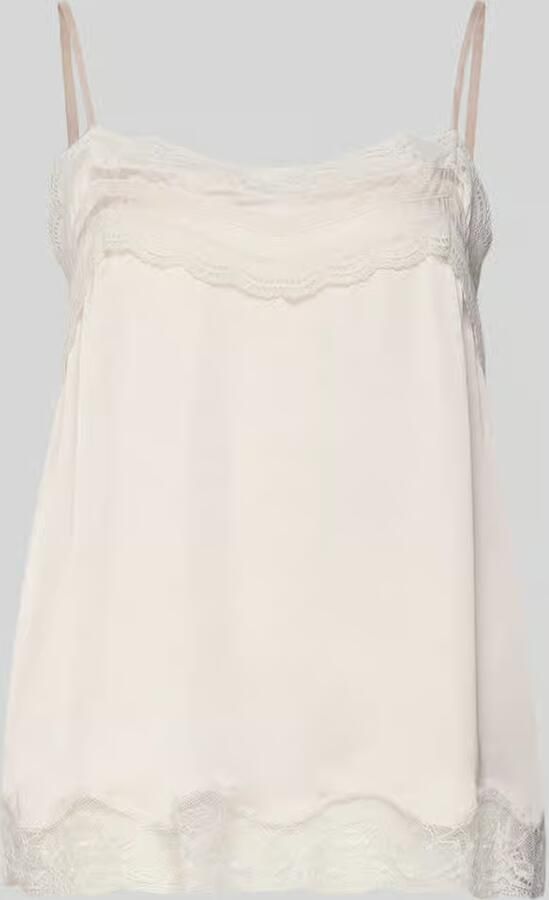 Jake*s Collection Regular fit blousetop met kant - Foto 2