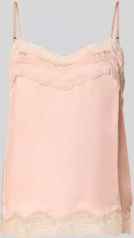 Jake*s Collection Regular fit blousetop met kant - Foto 2