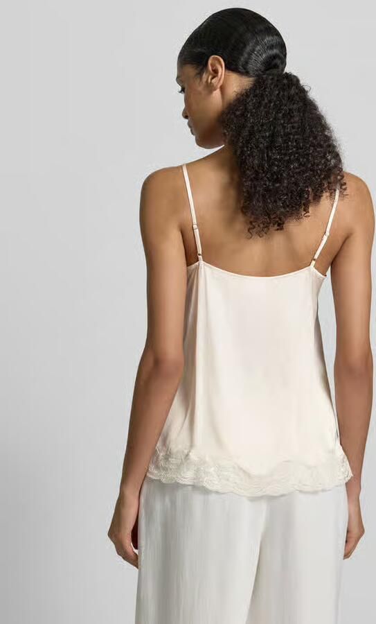 Jake*s Collection Regular fit blousetop met kant