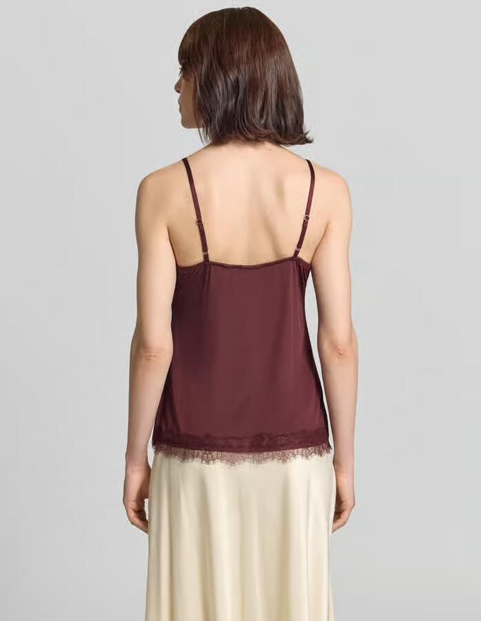 Jake*s Collection Regular fit blousetop met kant model 'T066-JersyLaceTp' - Foto 2