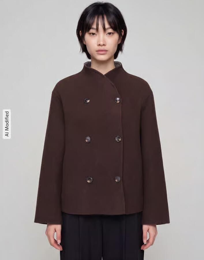 Jake*s Collection Regular fit blouson met dubbele knoopsluiting - Foto 2