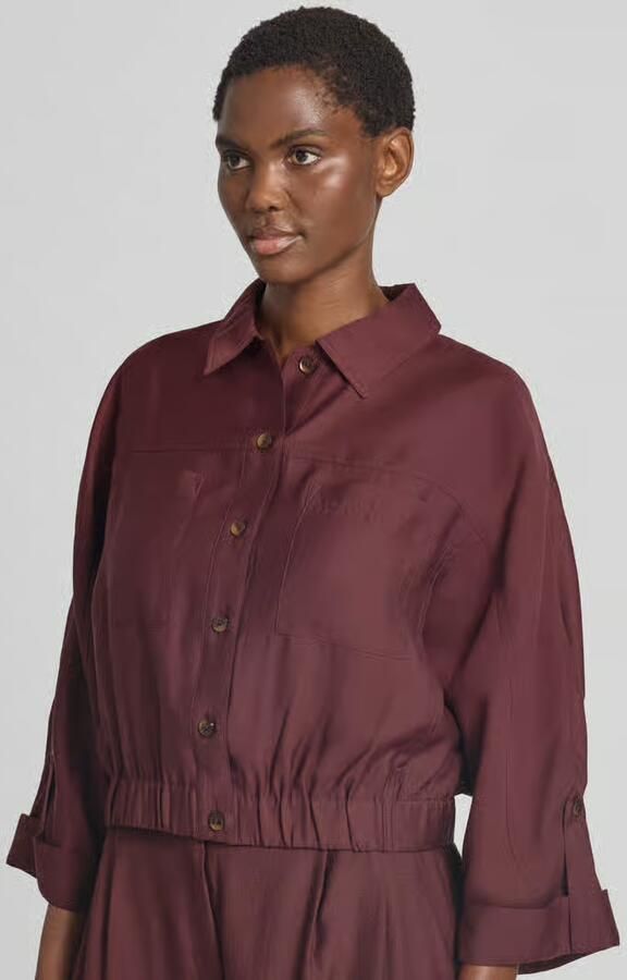 Jake*s Collection Regular fit blouson van materiaal mix met viscose wol-aandeel model 'B076'