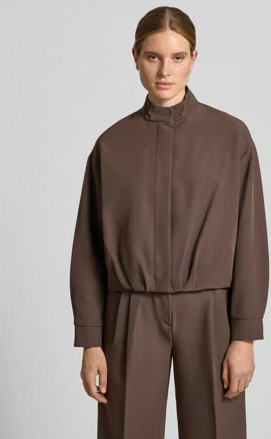 Jake*s Collection Regular fit bomberjack met verdekte knoopsluiting - Foto 3