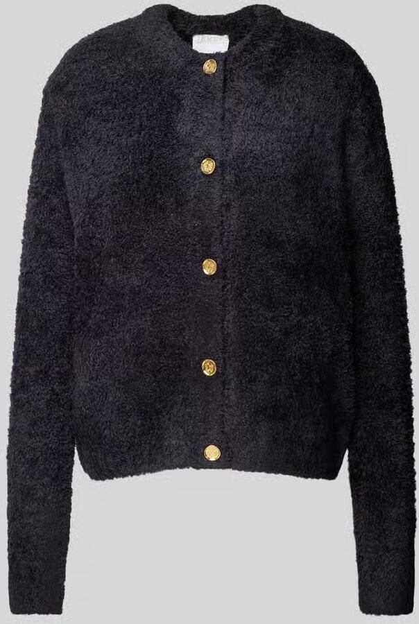 Jake*s Collection Regular fit gebreid jack met knoopsluiting - Foto 3
