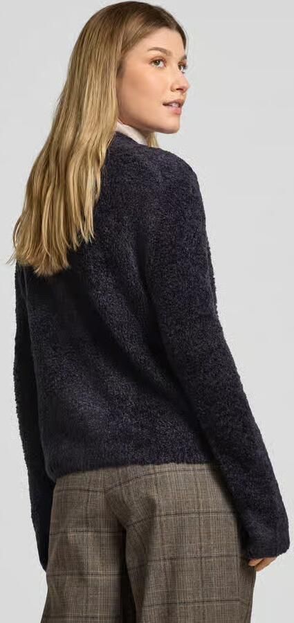 Jake*s Collection Regular fit gebreid jack met knoopsluiting - Foto 5