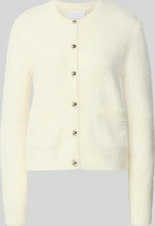 Jake*s Collection Regular fit gebreid jack met viscose-anteil