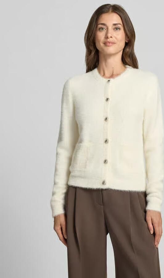 Jake*s Collection Regular fit gebreid jack met viscose-anteil - Foto 3