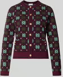 Jake*s Collection Regular fit gebreid jack van viscosemix model 'FunkyCardi'