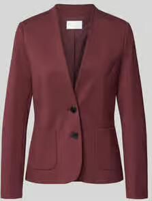 Jake*s Collection Regular fit kort colbert van viscosemix