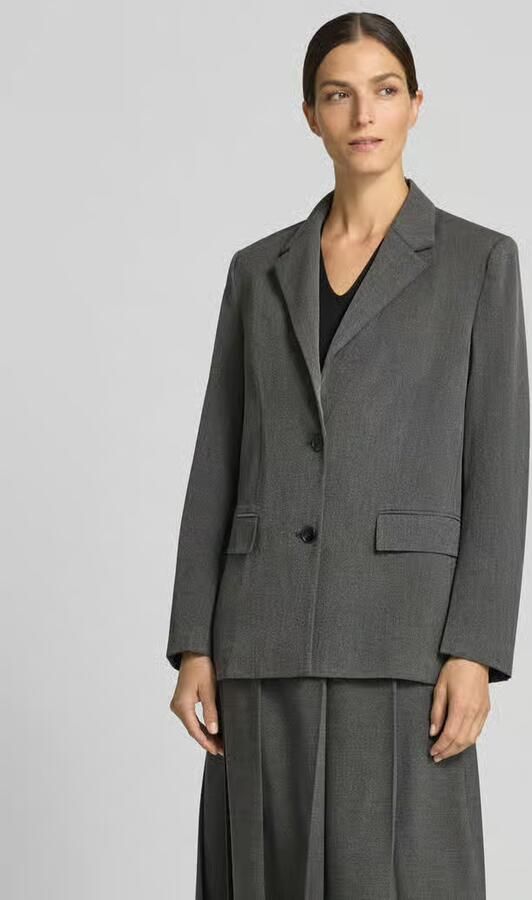 Jake*s Collection Regular fit korte blazer met schoudervullingen - Foto 3