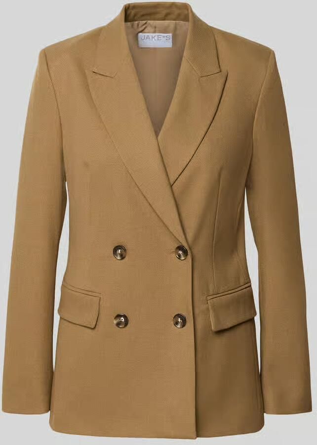 Jake*s Collection Regular fit korte blazer met viscose