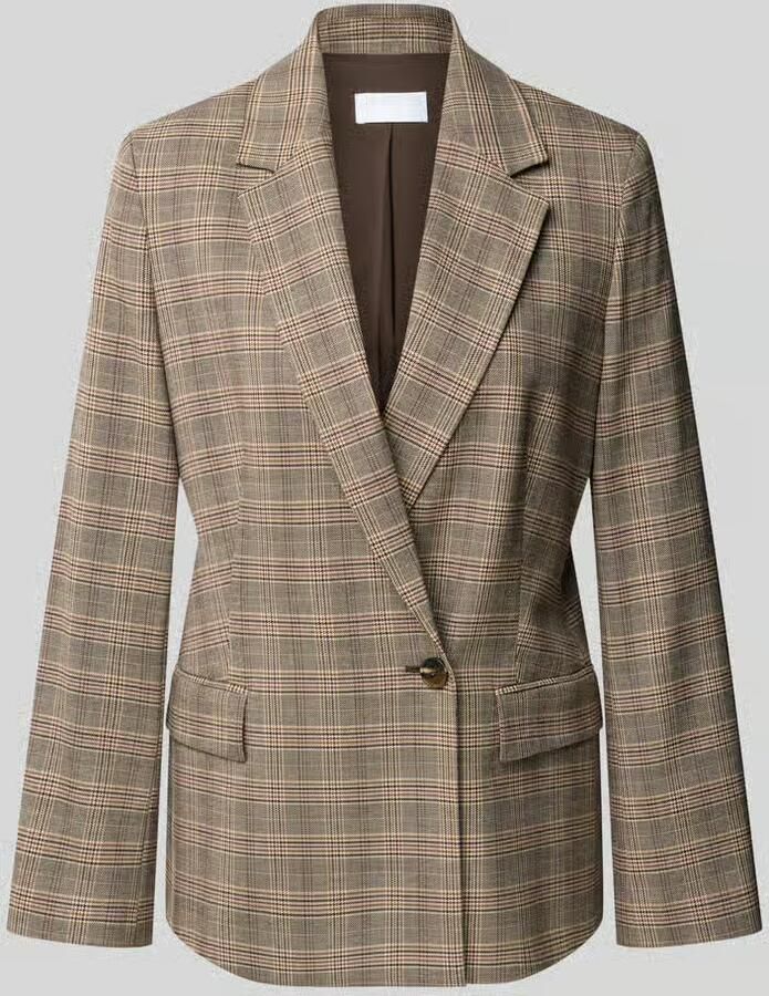 Jake*s Collection Regular fit korte blazer van viscosemix
