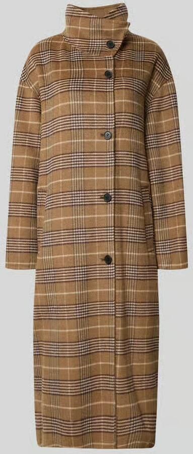 Jake*s Collection Regular fit lange jas met wol