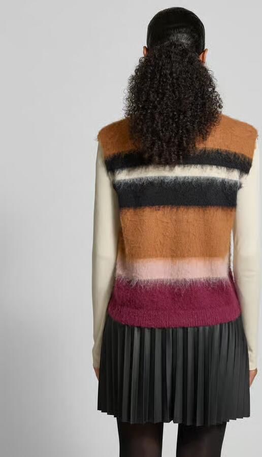 Jake*s Collection Regular fit mouwloos vest met ronde hals