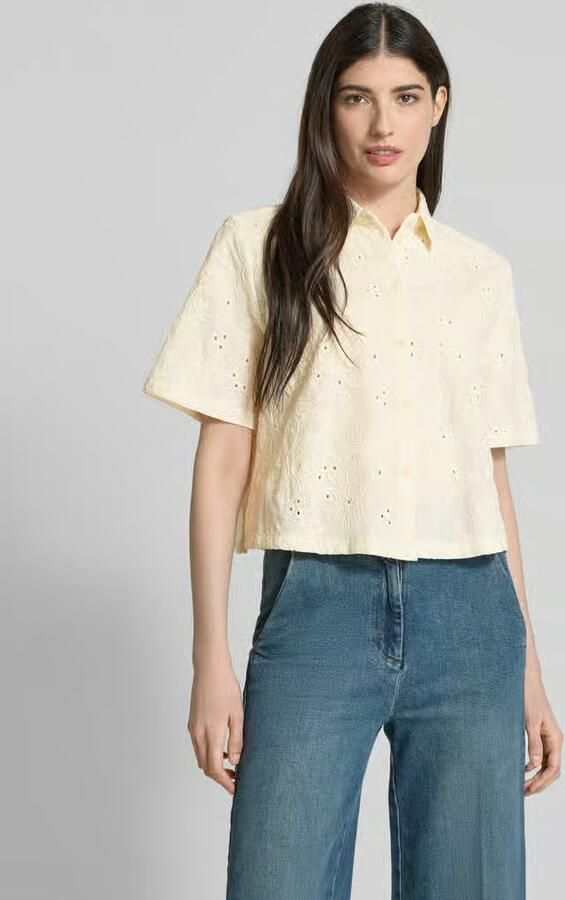 Jake*s Collection Regular fit overhemdblosue met 1 2-mouwen - Foto 4