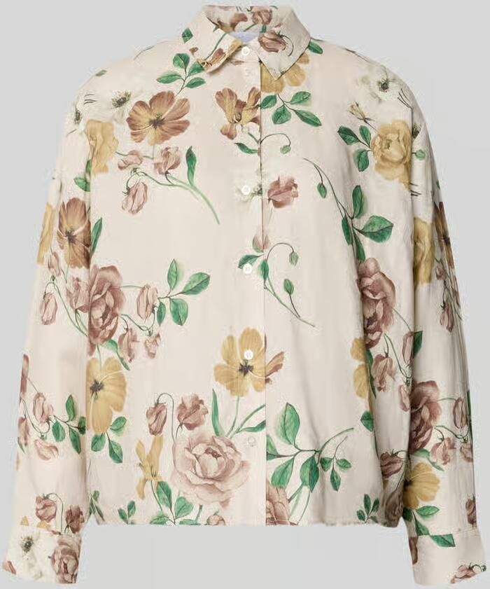Jake*s Collection regular fit overhemdblouse van linnen - Foto 2