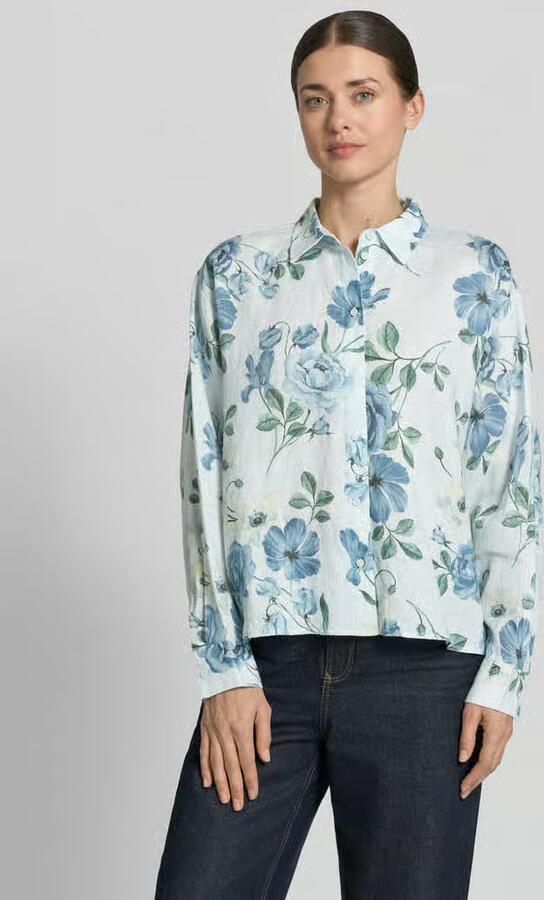 Jake*s Collection regular fit overhemdblouse van linnen - Foto 3