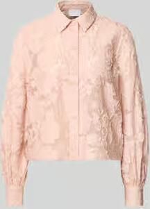 Jake*s Collection Regular fit overhemdblouse van viscosemix model 'B056-BurnoutFlwB'