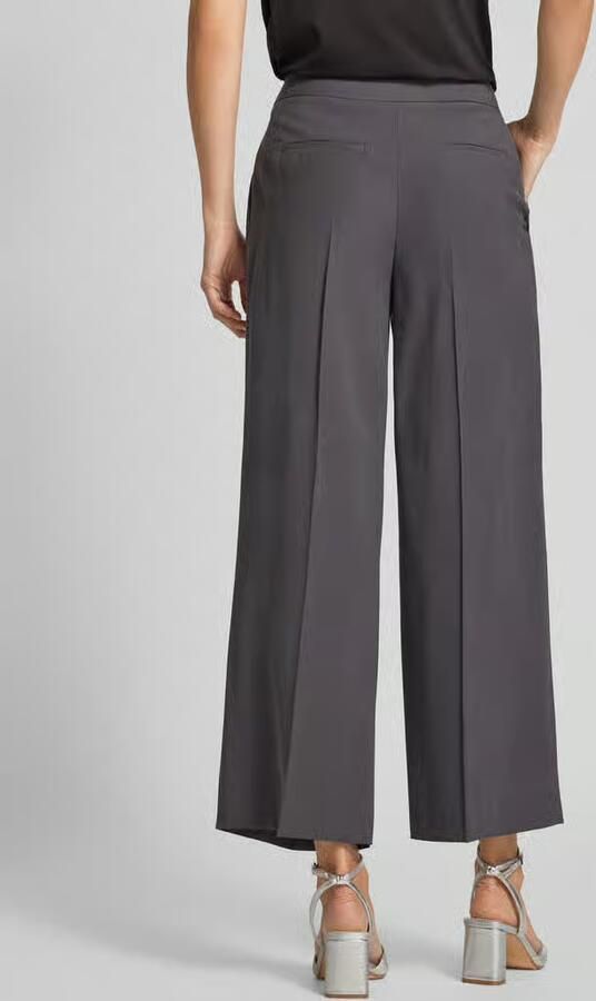 Jake*s Collection Regular fit stoffen broek met persplooien - Foto 2