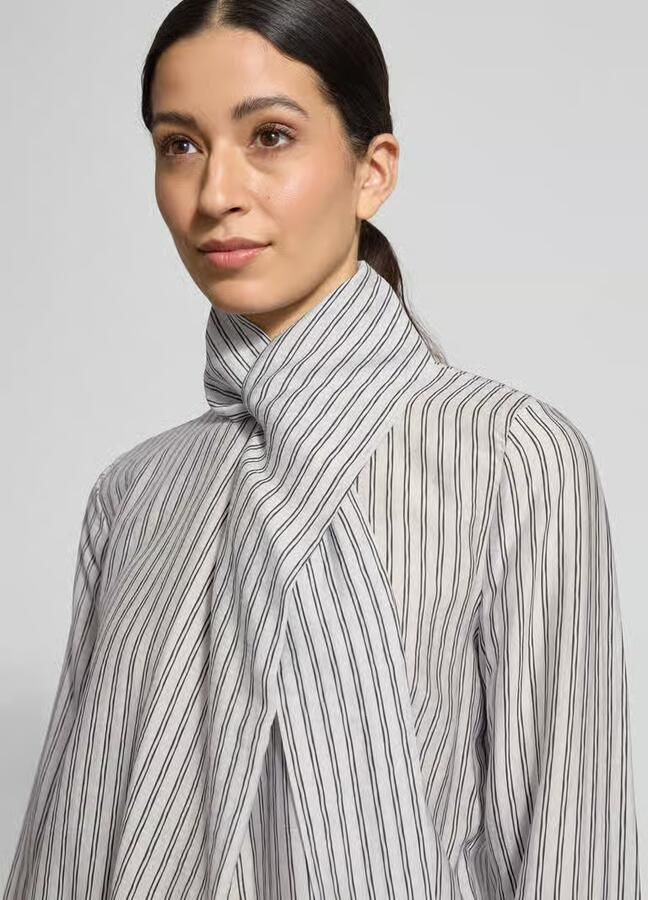 Jake*s Collection Regular fit strikblouse met streepmotief