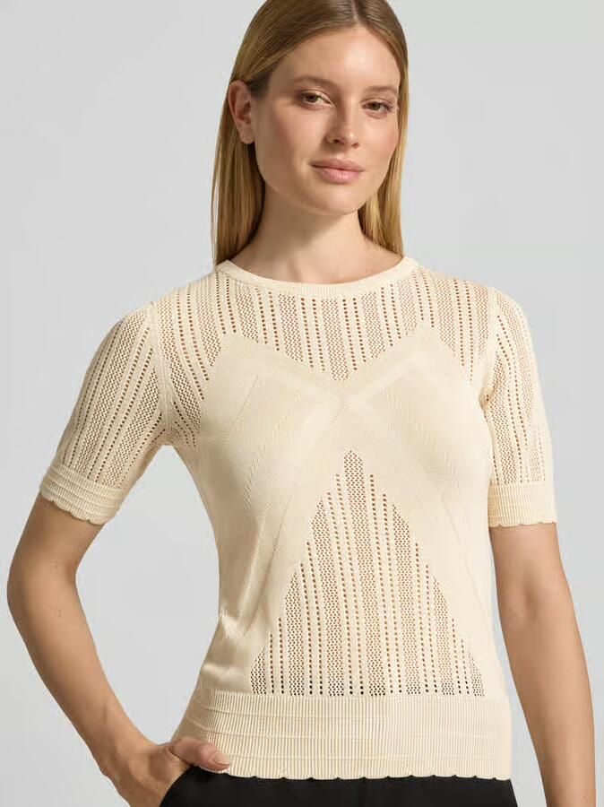 Jake*s Collection regular fit T-shirt in brei-look