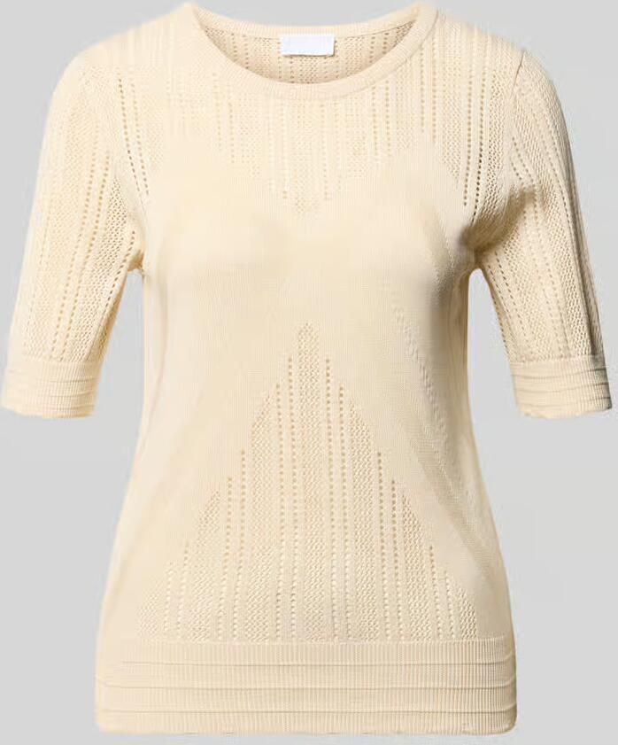 Jake*s Collection regular fit T-shirt in brei-look - Foto 2