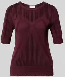 Jake*s Collection regular fit T-shirt in brei-look