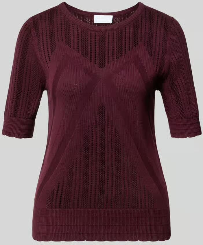 Jake*s Collection regular fit T-shirt in brei-look - Foto 2