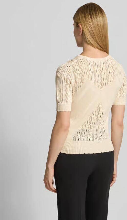 Jake*s Collection regular fit T-shirt in brei-look - Foto 3