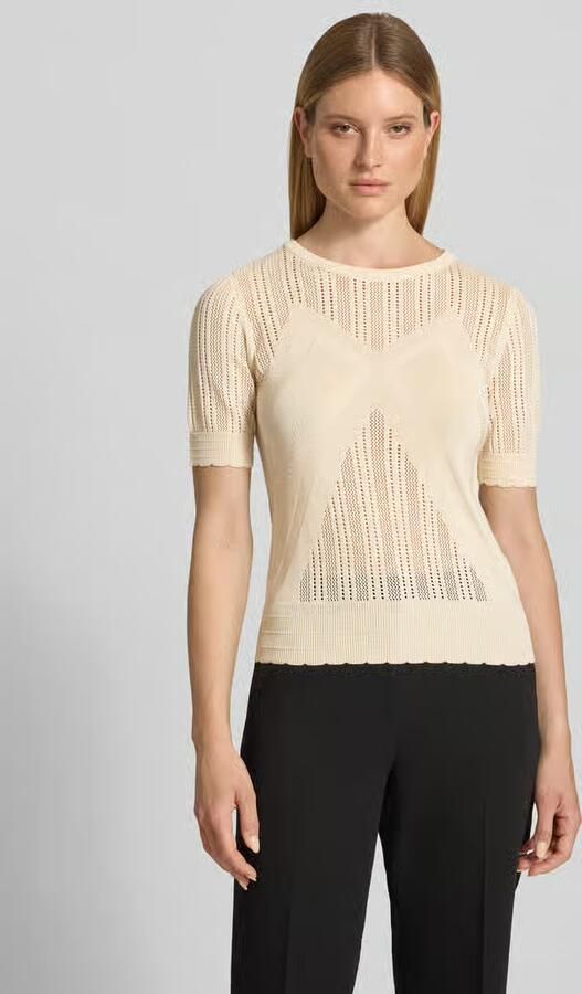 Jake*s Collection regular fit T-shirt in brei-look - Foto 2