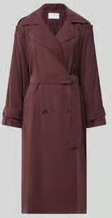 Jake*s Collection Regular fit trenchcoat van viscosemix