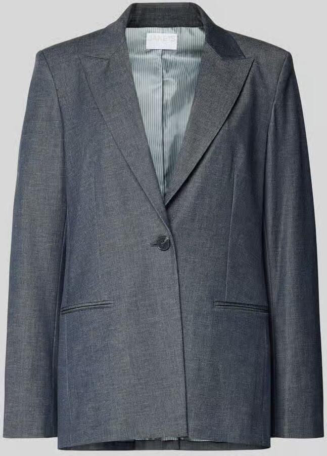 Jake*s Collection relaxed fit blazer in elegante denim-look - Foto 2
