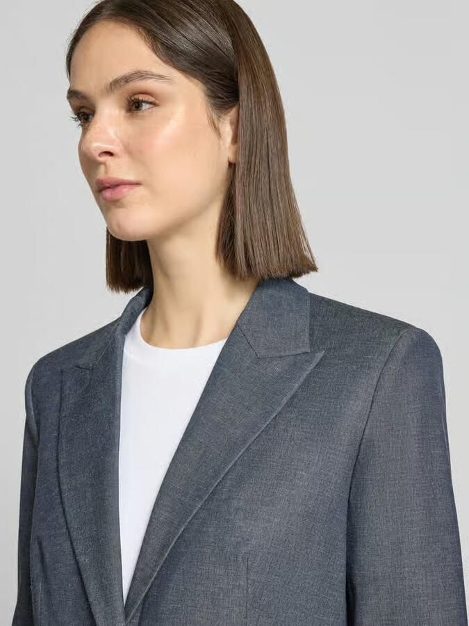 Jake*s Collection relaxed fit blazer in elegante denim-look