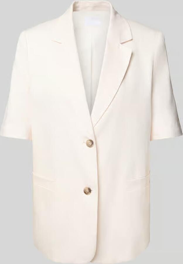 Jake*s Collection Relaxed fit blazer met linnen