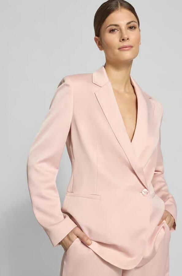 Jake*s Collection Relaxed fit blazer met reverskraag