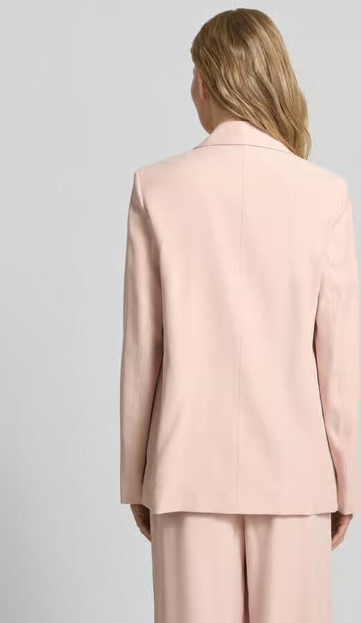 Jake*s Collection relaxed fit blazer van viscosemix met klepzakken - Foto 3