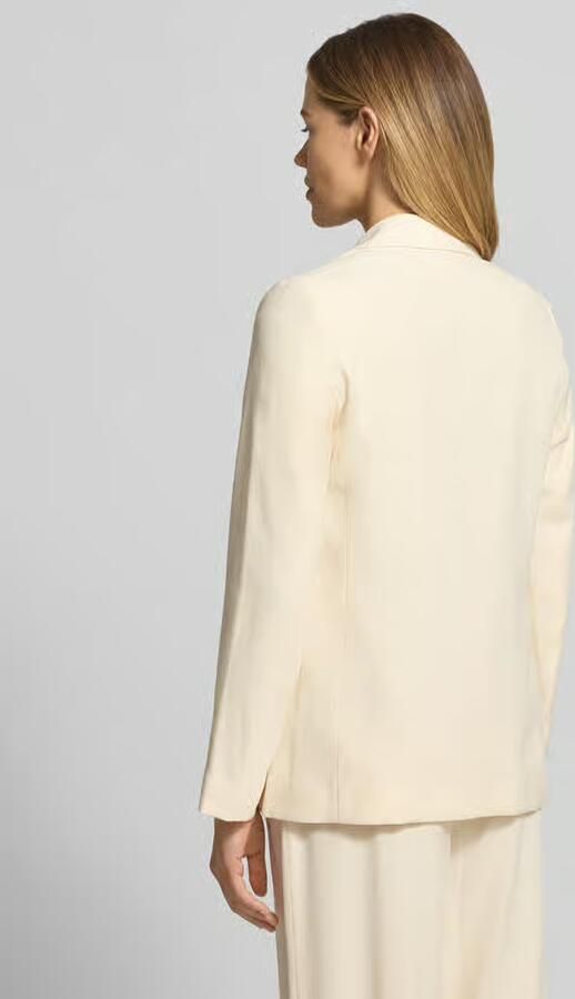 Jake*s Collection relaxed fit blazer van viscosemix met klepzakken - Foto 3