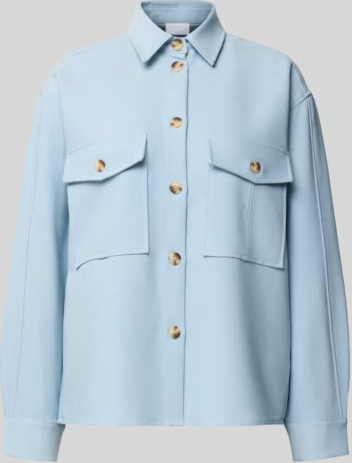 Jake*s Collection Relaxed fit blouse met borstzakken - Foto 2