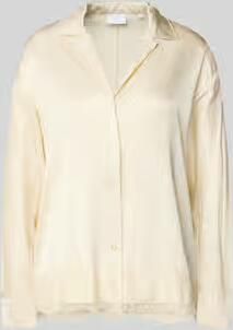 Jake*s Collection relaxed fit blouse van viscose met kant