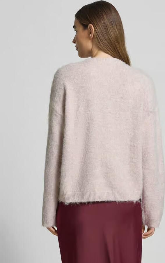 Jake*s Collection Relaxed fit gebreide pullover met wol