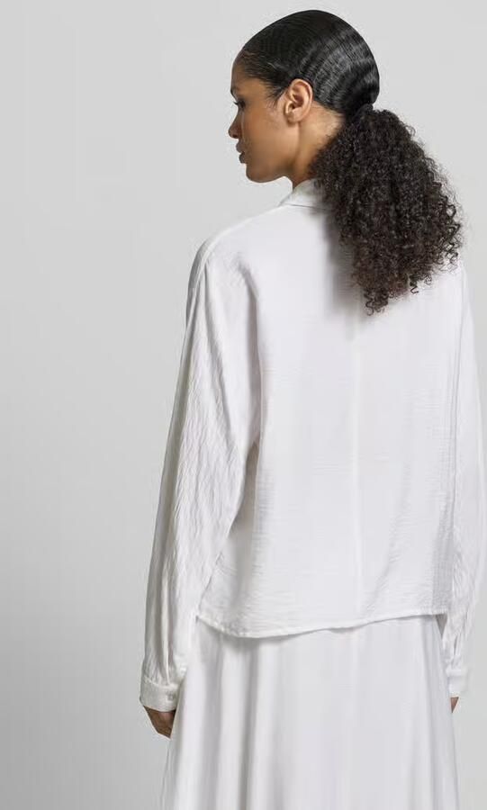 Jake*s Collection Relaxed fit overhemdblouse met reverskraag - Foto 3
