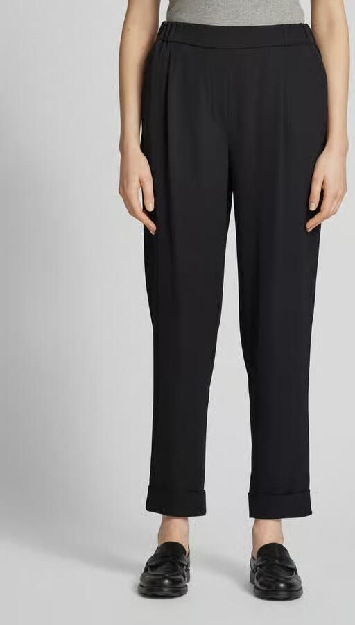 Jake*s Collection Slim fit pantalon met bandplooien - Foto 2
