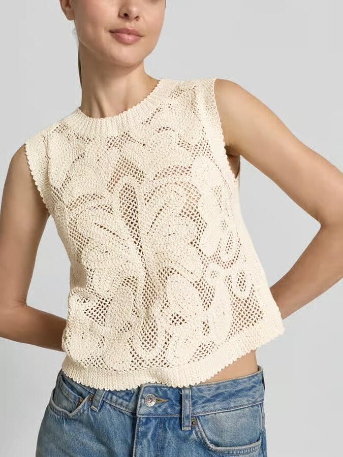 Jake*s Collection spencer met ronde hals