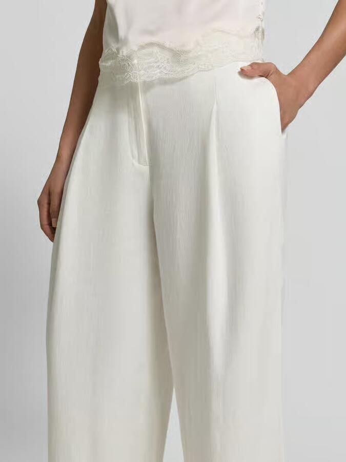 Jake*s Collection stoffen broek met Achterzakken