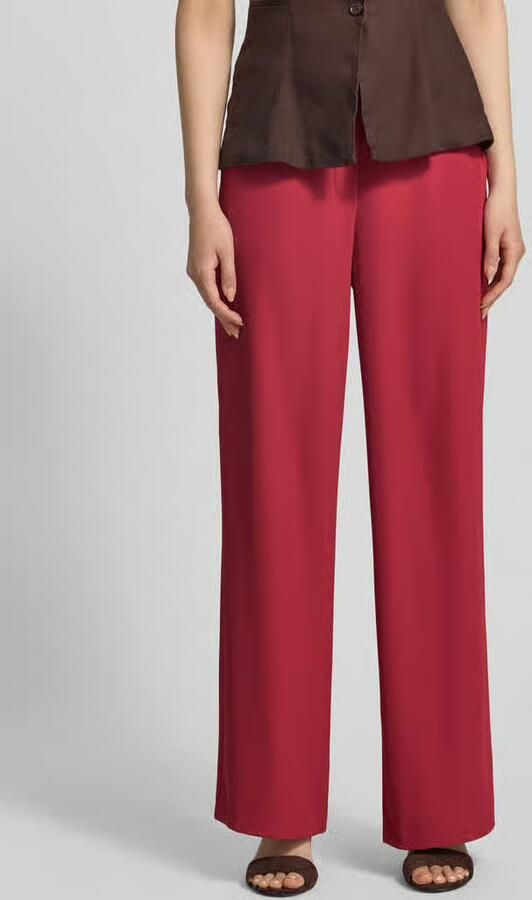 Jake*s Collection Stoffen broek met elastische band en steekzakken - Foto 2