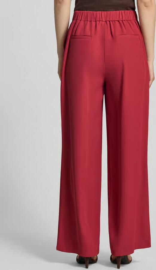 Jake*s Collection Stoffen broek met elastische band en steekzakken - Foto 3