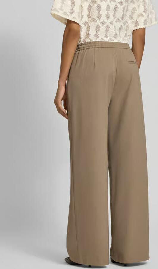 Jake*s Collection Stoffen broek met elastische band en tunnelkoord