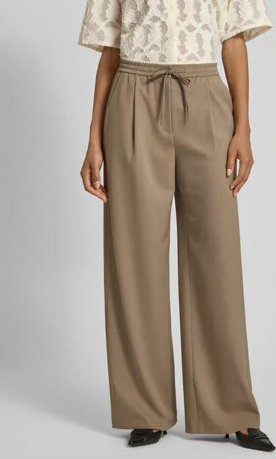 Jake*s Collection Stoffen broek met elastische band en tunnelkoord - Foto 2